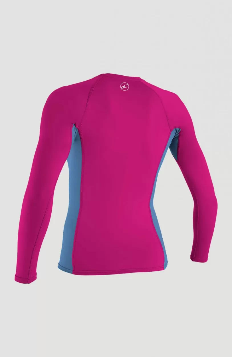 Fashion O’Neill Skins Long Sleeve Crew | Dark Pink