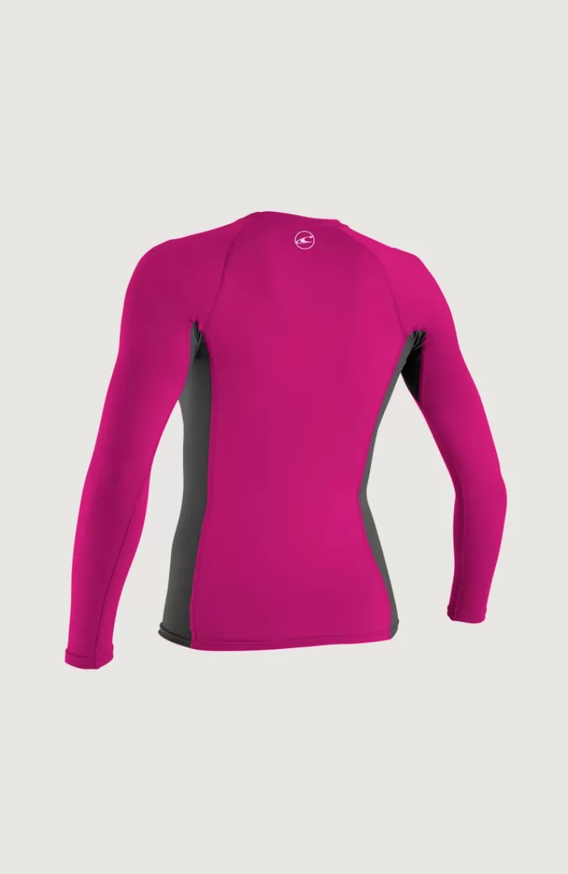 New O’Neill Skins Long Sleeve Crew | Dark Pink