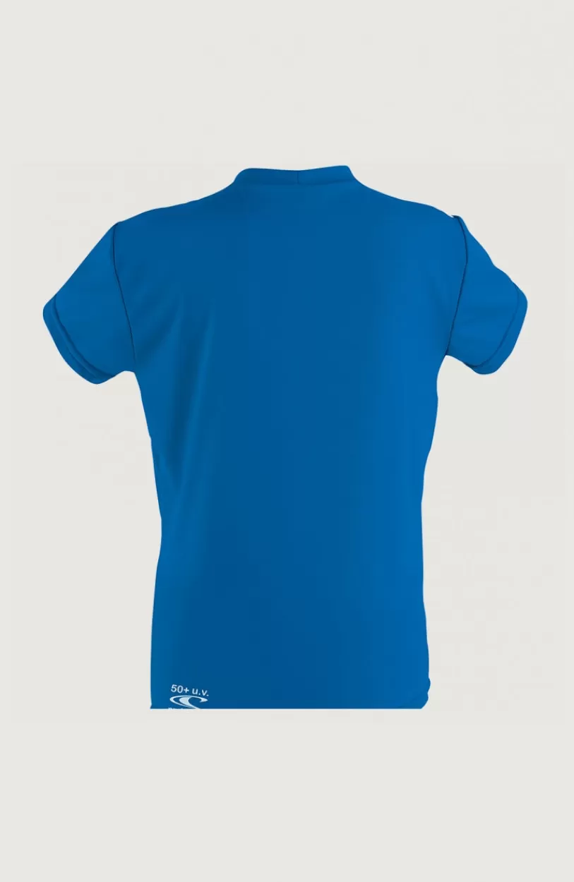 Fashion O’Neill Skins Short Sleeve Rash Tee | Blue