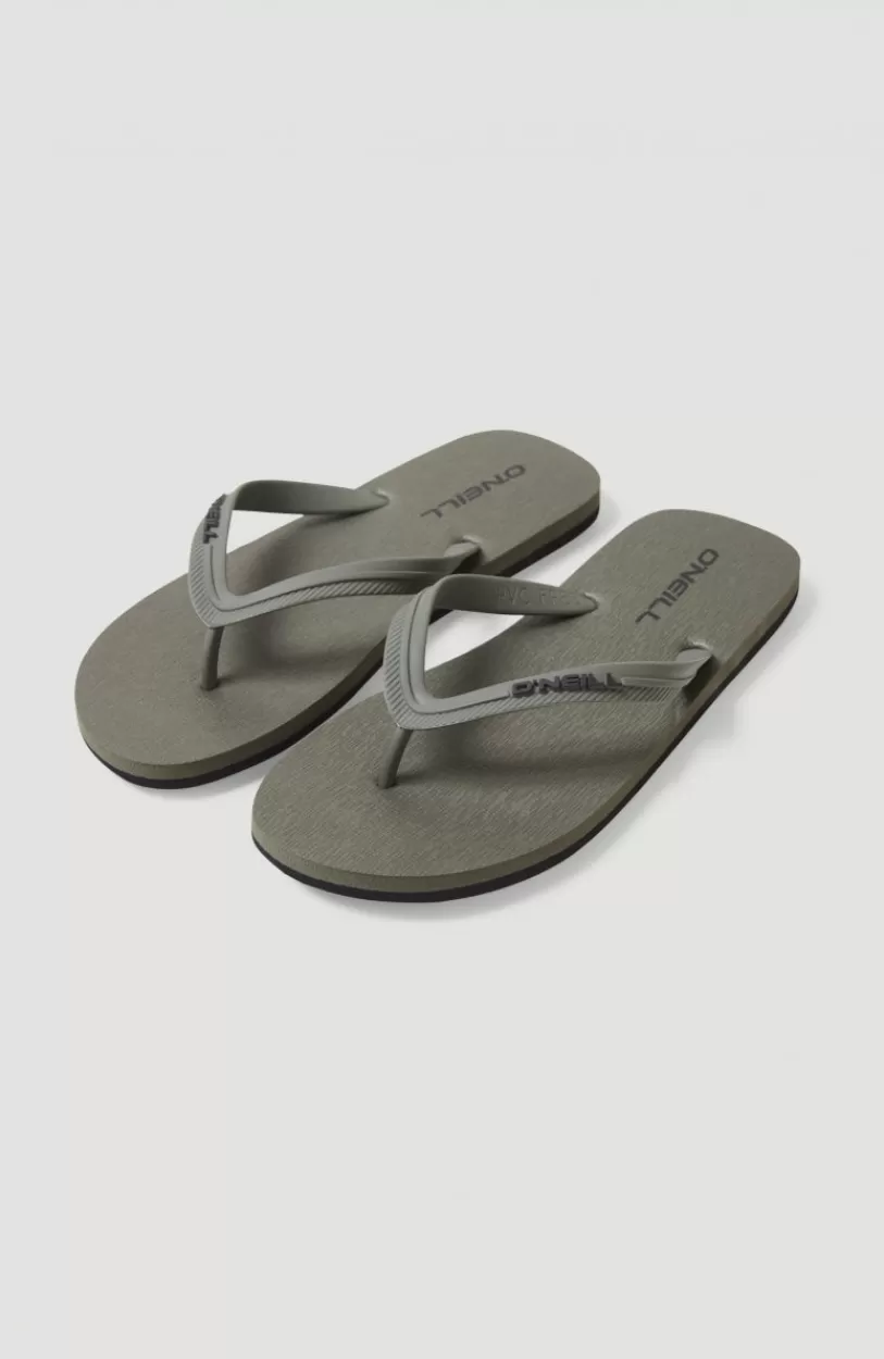 Clearance O’Neill Slippers Profile Small Logo | Military Green