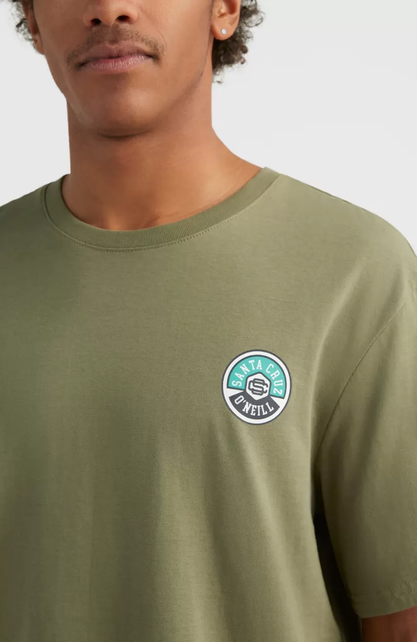 Cheap O’Neill State Emblem T-shirt | Deep Lichen Green