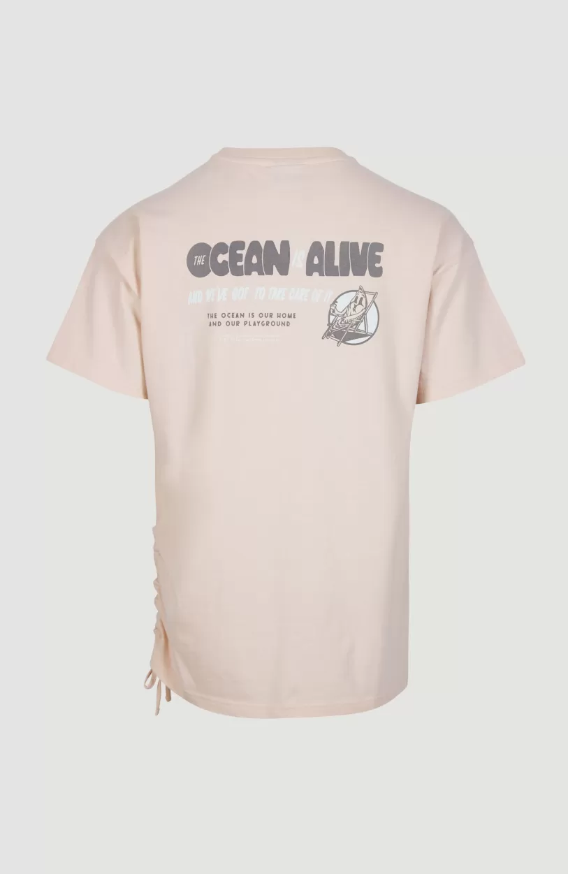 Flash Sale O’Neill Stream Adjustable Long T-shirt | Peach Whip