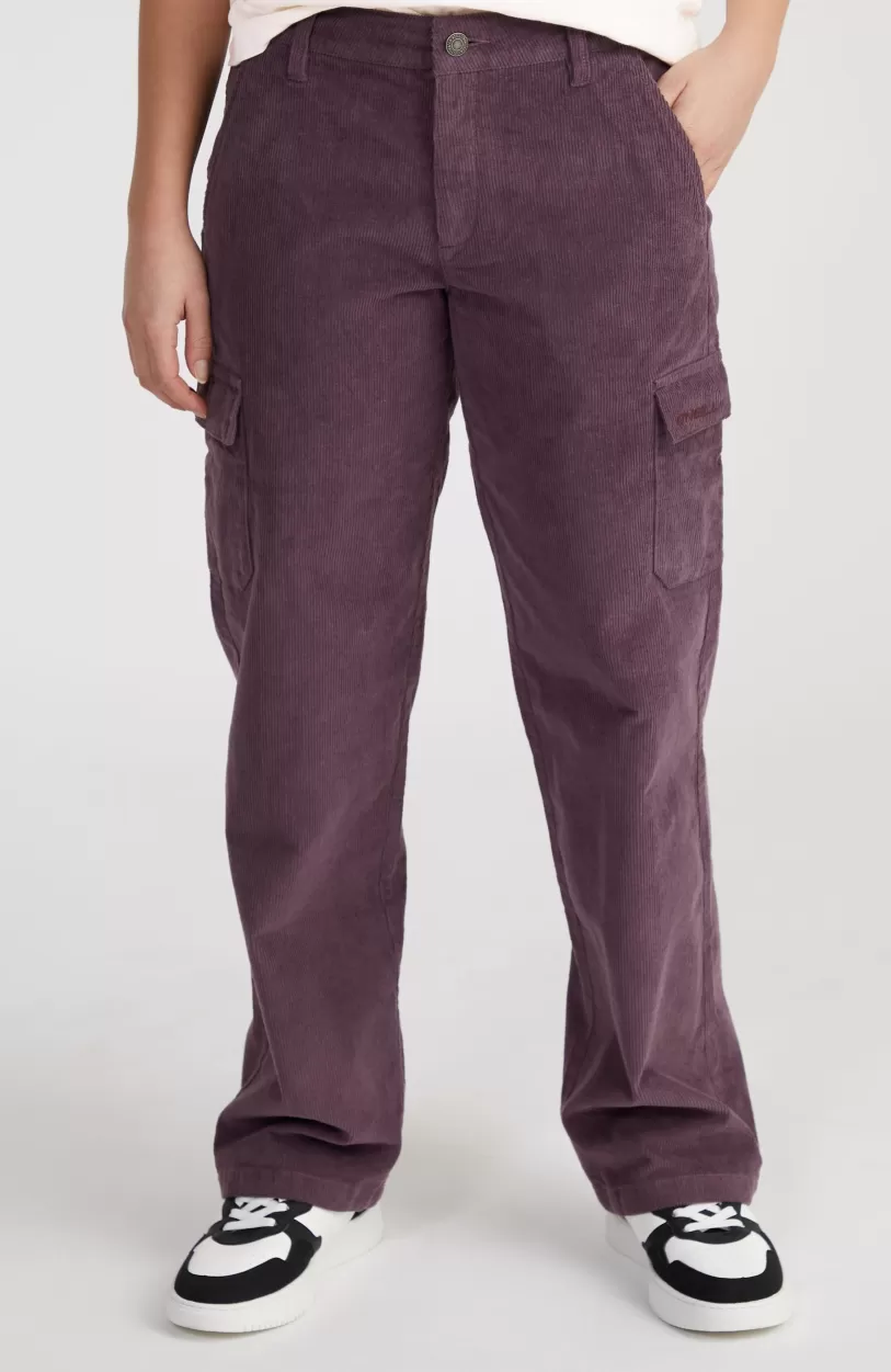 New O’Neill Surf Heroes Cord Cargobroek | Mauve Miracle