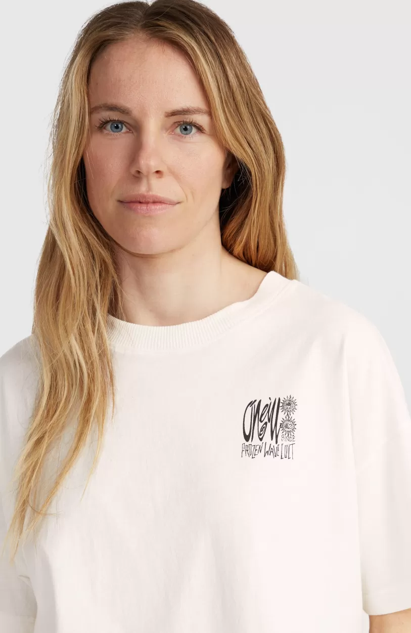 New O’Neill Surf Heroes Losvallend T-shirt | Snow White