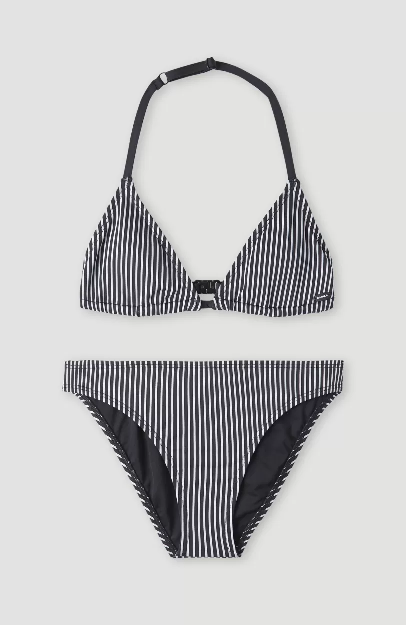 Cheap O’Neill Surf State Triangelbikiniset | Black Simple Stripe