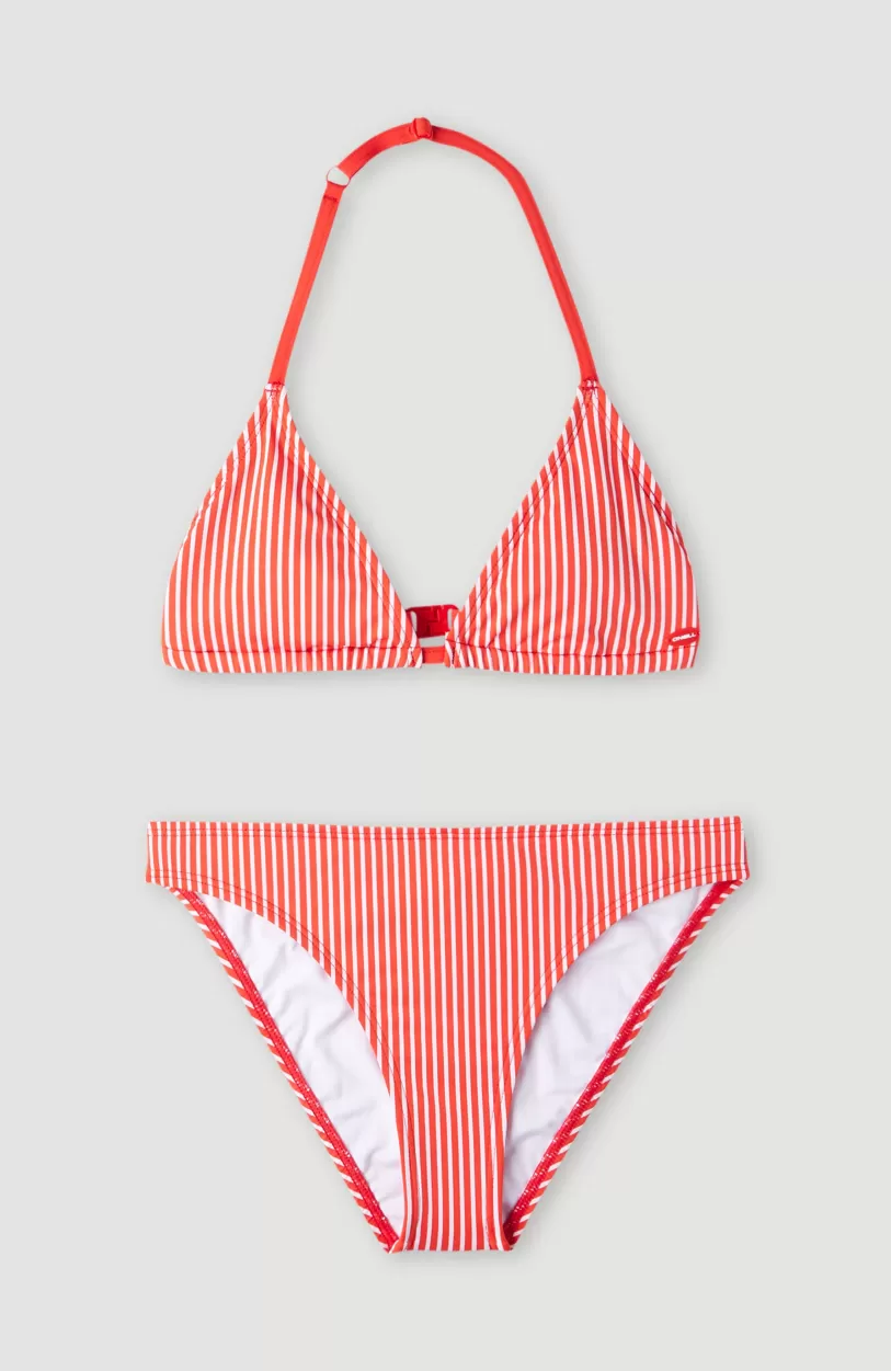 Sale O’Neill Surf State Triangelbikiniset | Red Simple Stripe