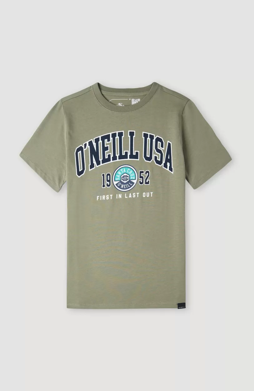 Hot O’Neill Surf State T-shirt | Deep Lichen Green