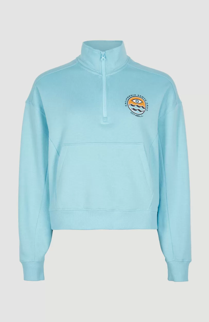 Online O’Neill Sweater Cove Met Halve Rits | Blue Topaz