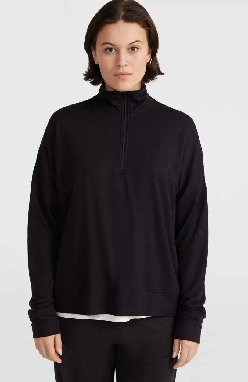 Discount O’Neill Sweater Met Halve Rits | Black Out