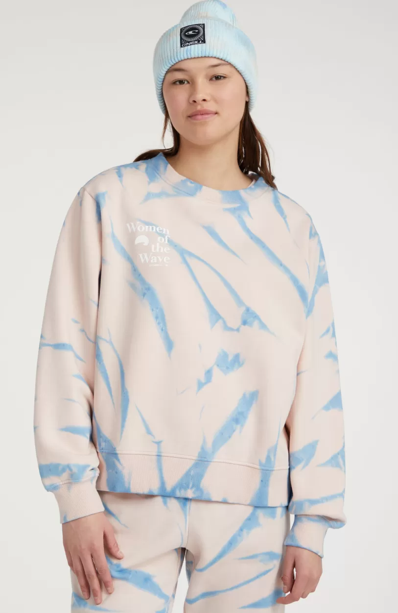 Hot O’Neill Sweater Women Of The Wave | Pink Tie Dye