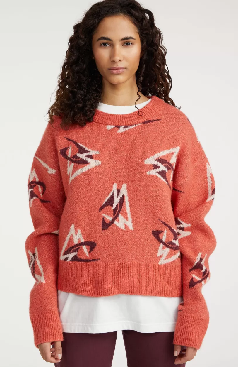 Fashion O’Neill Trui Anchorage Knit | Red Knit Mountains