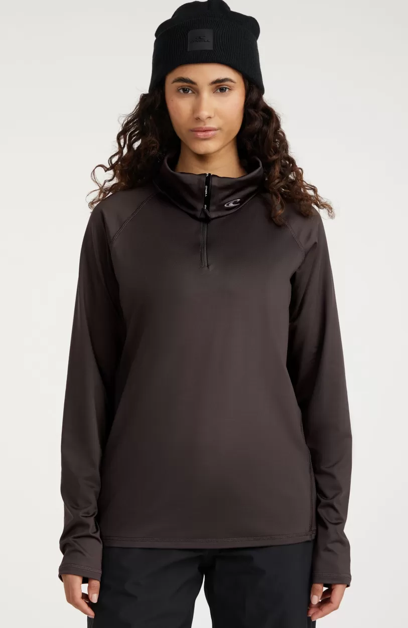 Outlet O’Neill Trui Clime Fleece Met Halve Rits | Raven