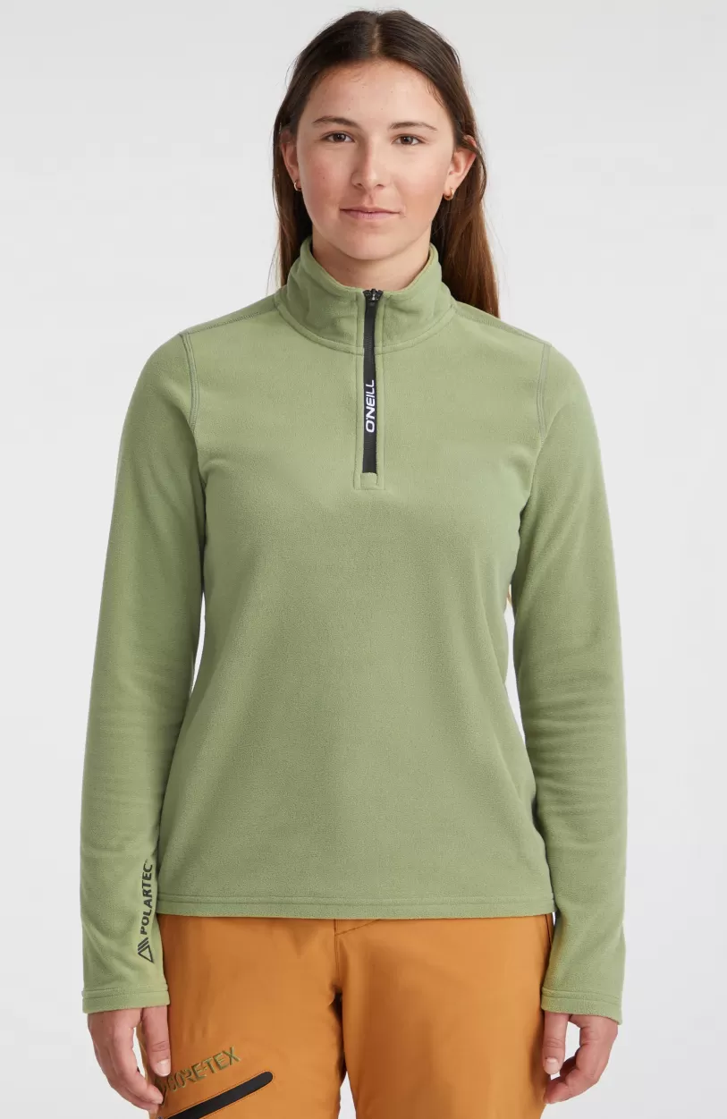 Store O’Neill Trui Jack's Fleece Met Halve Rits | Deep Lichen Green