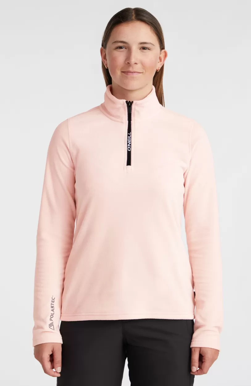 New O’Neill Trui Jack's Fleece Met Halve Rits | Peach Whip