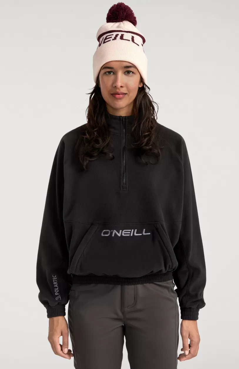 New O’Neill Trui O'Riginals Fleece Met Halve Rits | Black Out