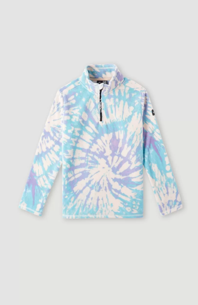 Cheap O’Neill Trui Printed Fleece Met Halve Rits | Pink Tie Dye