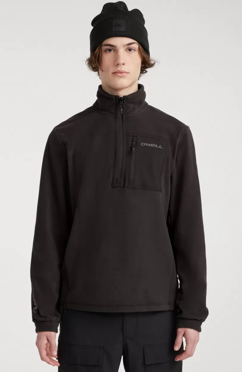 New O’Neill Trui Utility Light Fleece Met Halve Rits | Black Out