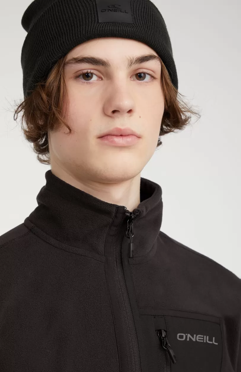 New O’Neill Trui Utility Light Fleece Met Halve Rits | Black Out