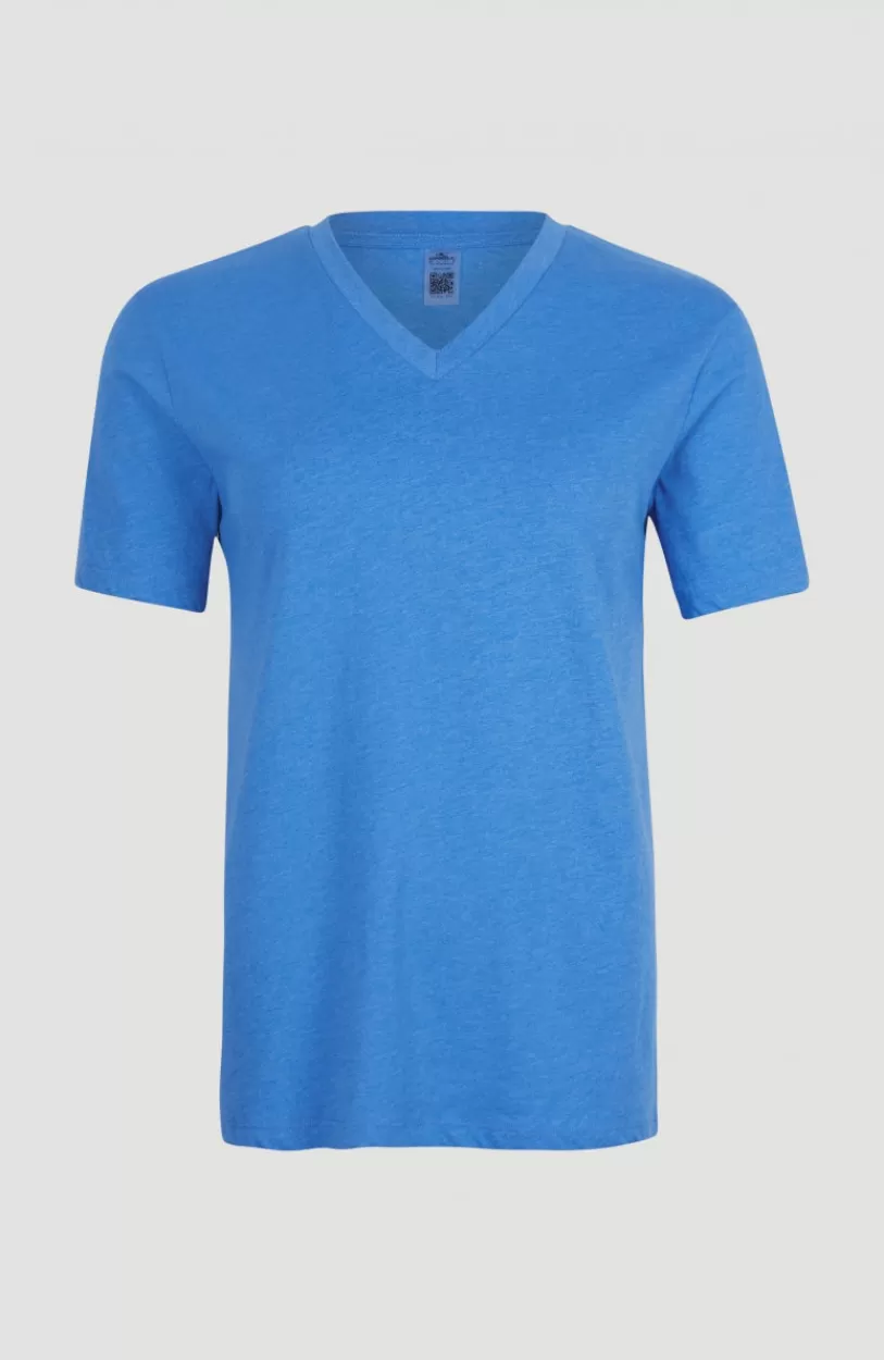 Shop O’Neill T-shirt Essentials Met V-hals | Palace Blue