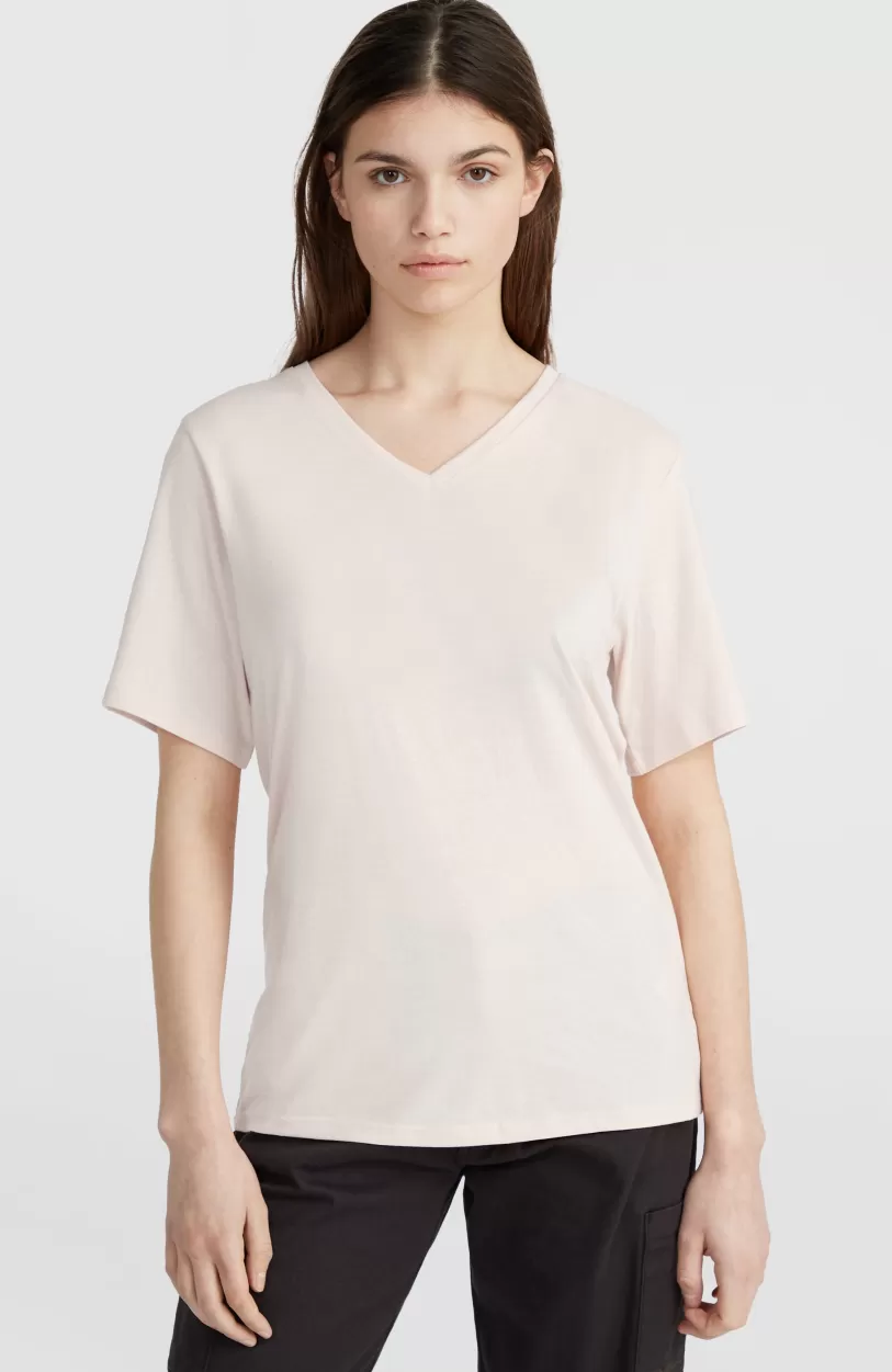 Outlet O’Neill T-shirt Essentials Met V-hals | Peach Whip