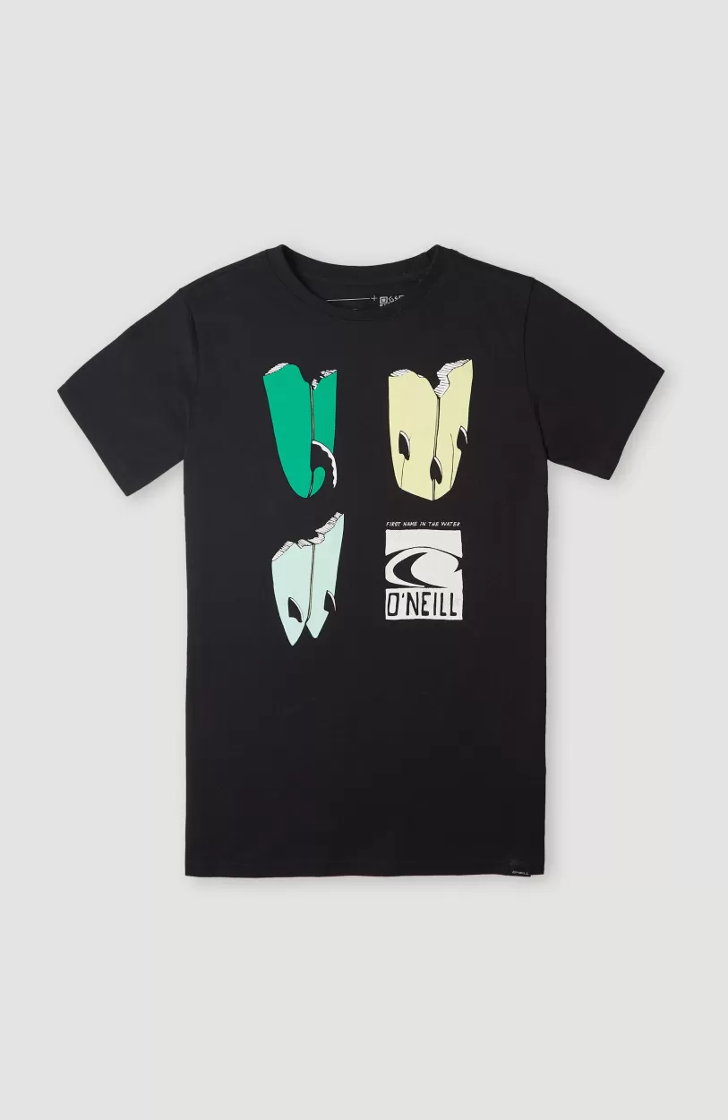 New O’Neill T-shirt Gato | Black Out