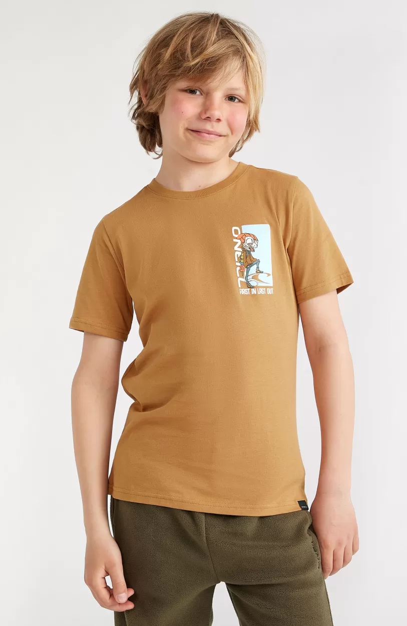 Hot O’Neill T-shirt Lizard | Rich Caramel