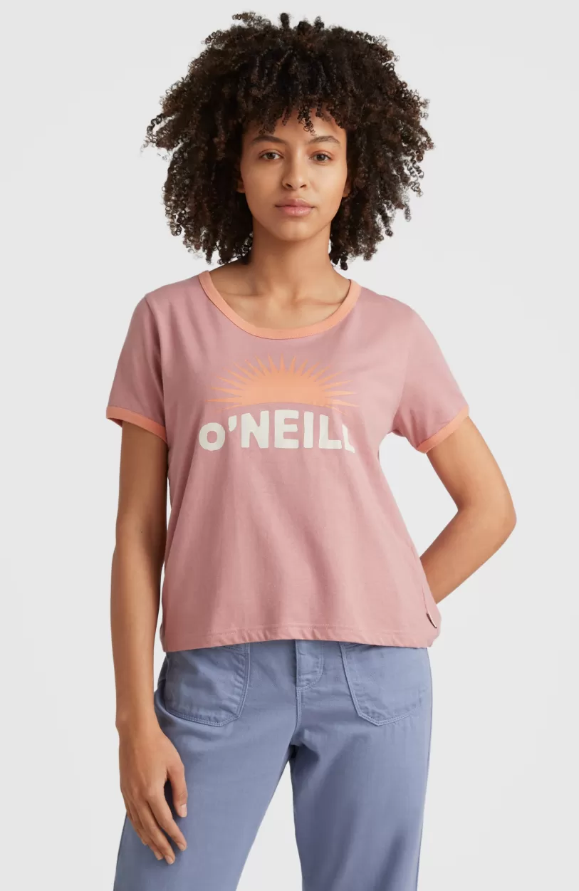 Store O’Neill T-shirt Marri Ringer | Ash Rose