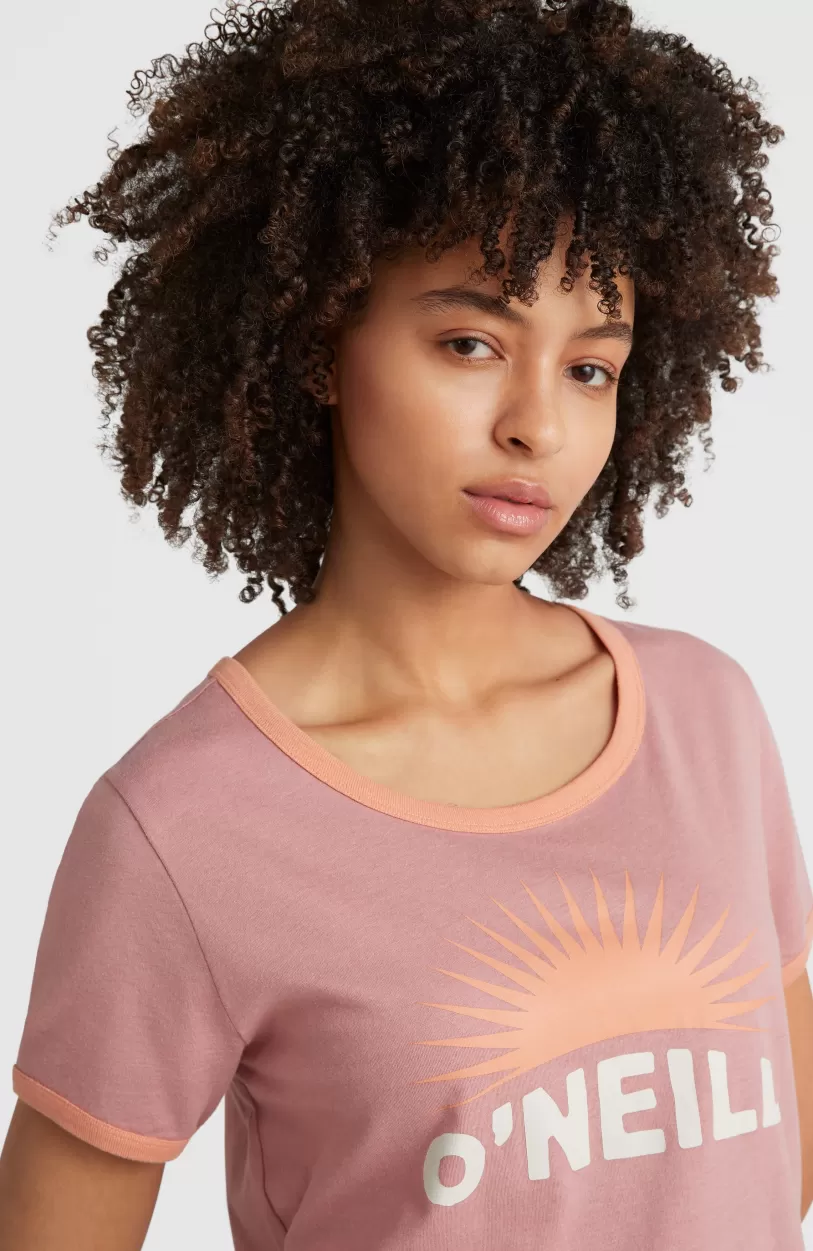 Store O’Neill T-shirt Marri Ringer | Ash Rose