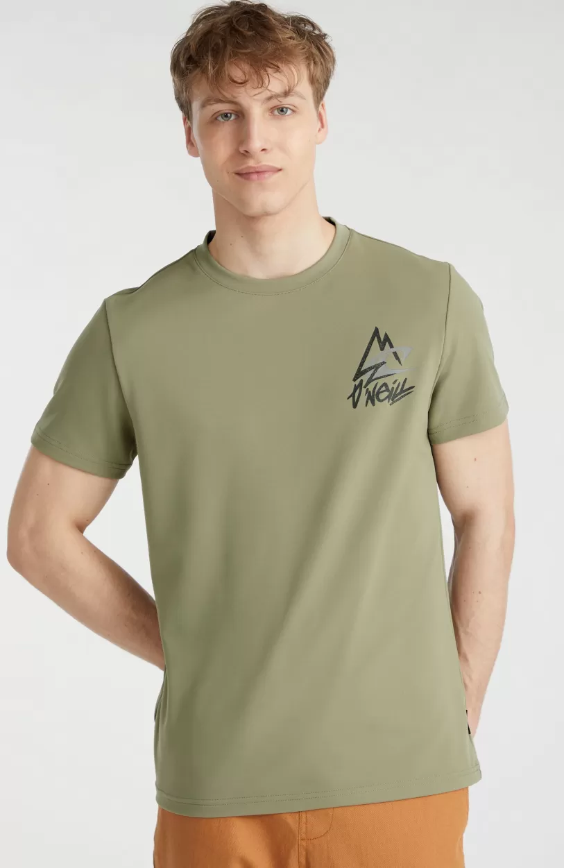 Cheap O’Neill T-shirt O'Neill TRVLR Series Plutoniam | Deep Lichen Green