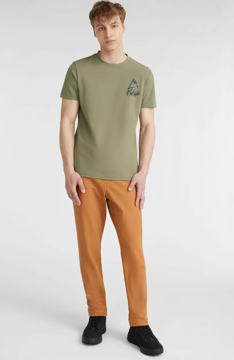 Cheap O’Neill T-shirt O'Neill TRVLR Series Plutoniam | Deep Lichen Green