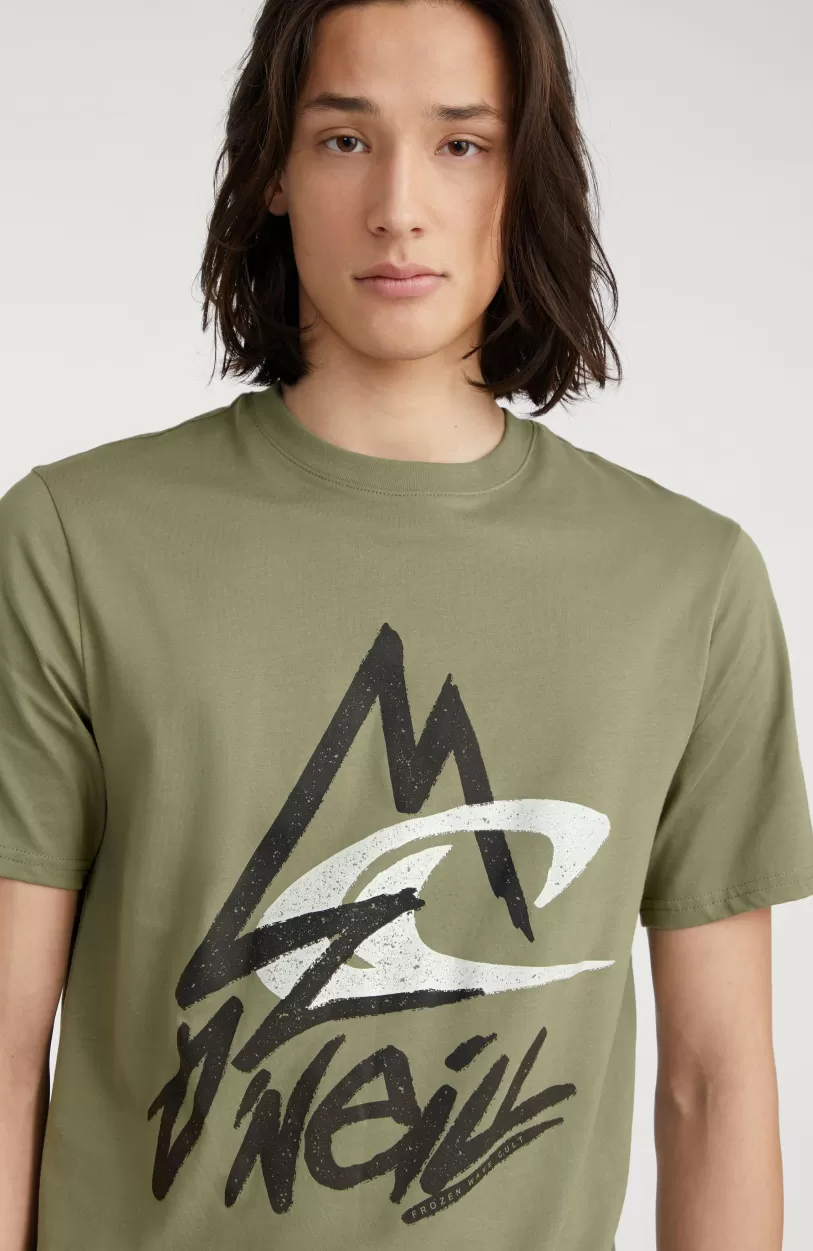 New O’Neill T-shirt Torrey | Deep Lichen Green