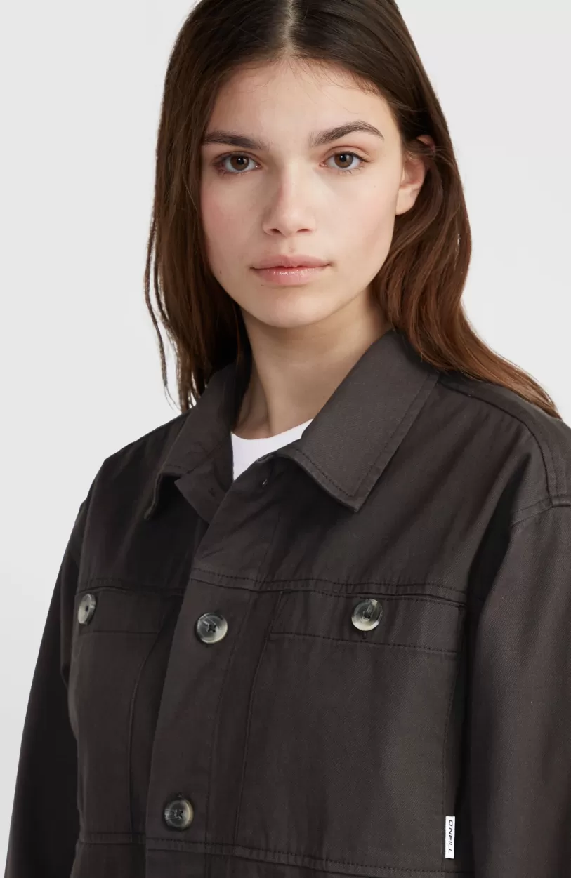 Discount O’Neill Twill Overshirt | Black Out