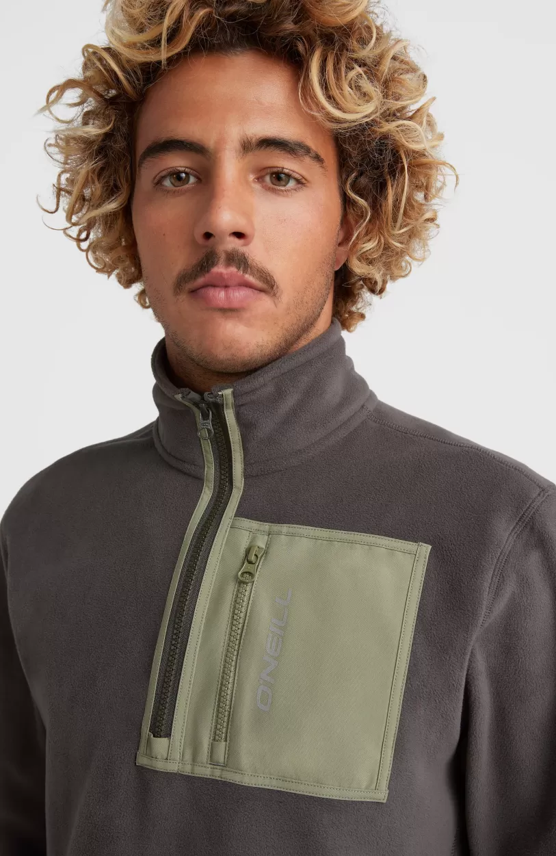 Fashion O’Neill Utility Half Zip Fleece | Raven