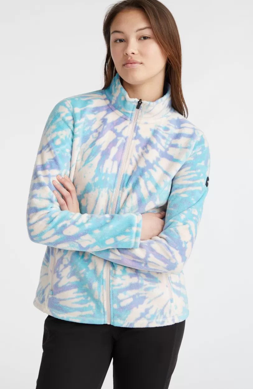 Outlet O’Neill Vest Clime Printed Fleece | Pink Tie Dye