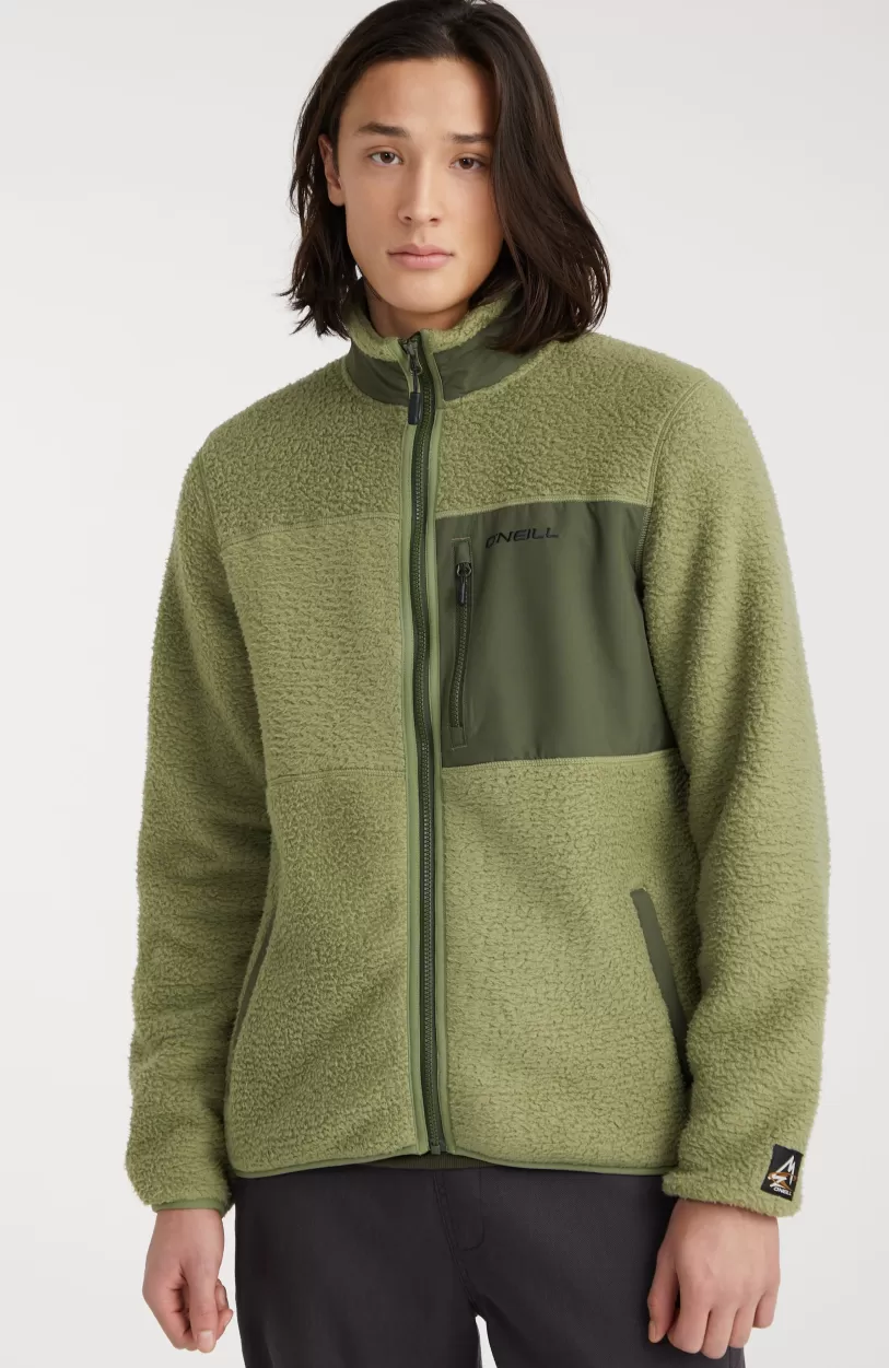 Online O’Neill Vest High-Pile Fleece | Deep Lichen Green