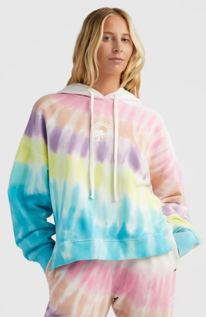 New O’Neill Women Of The Wave Hoodie | Blue Tie Dye