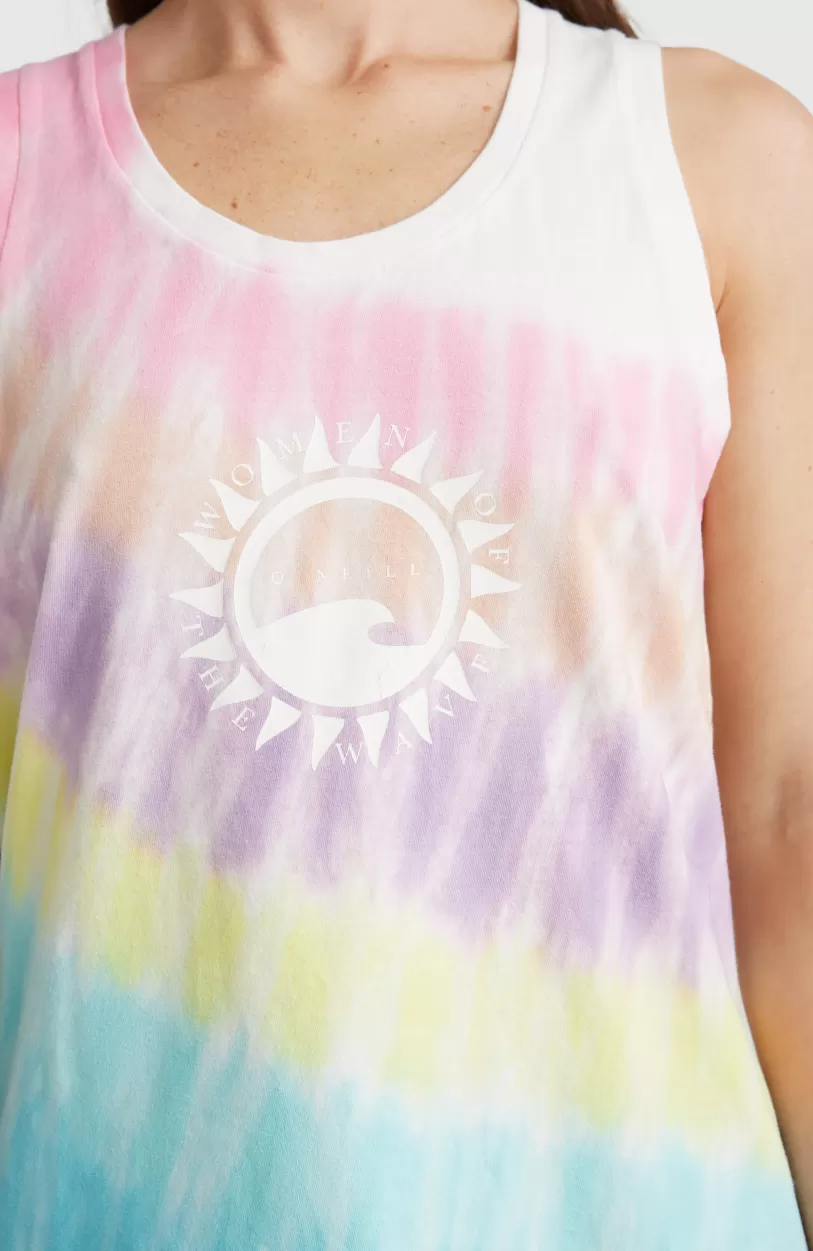 Online O’Neill Women Of The Wave Tanktop | Blue Tie Dye