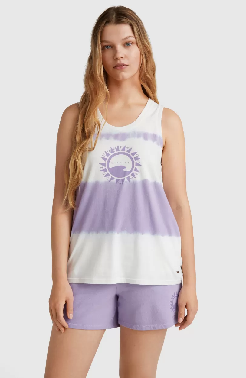 Outlet O’Neill Women Of The Wave Tanktop | Purple Tie Dye