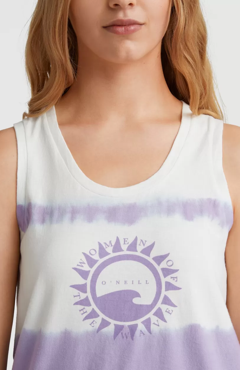 Outlet O’Neill Women Of The Wave Tanktop | Purple Tie Dye