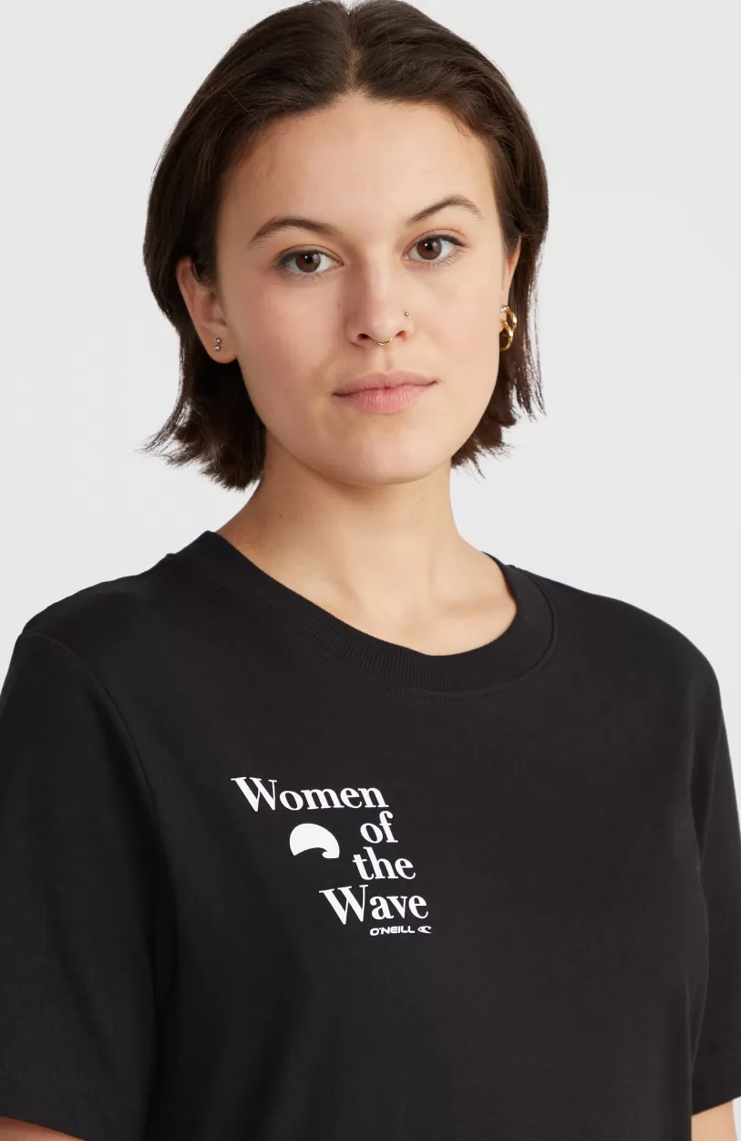 Discount O’Neill Women Of The Wave T-shirt | Black Out