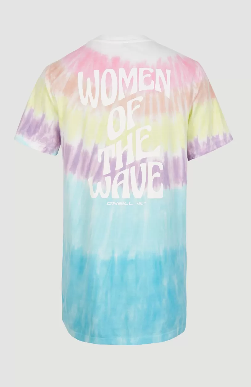 Discount O’Neill Women Of The Wave T-Shirtjurk | Blue Tie Dye