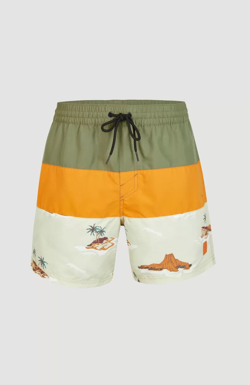 Flash Sale O’Neill Zwemshort Cali Block 15'' | Beige Lost Island