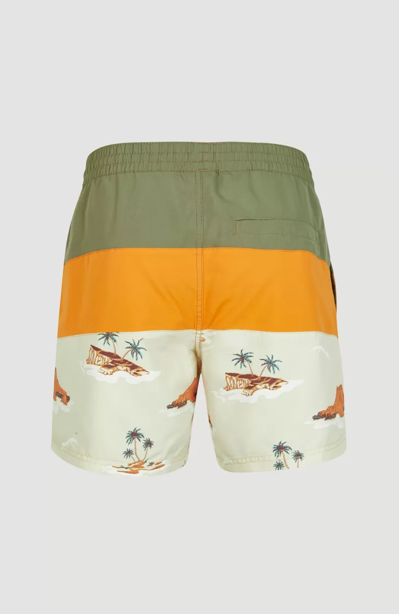 Flash Sale O’Neill Zwemshort Cali Block 15'' | Beige Lost Island