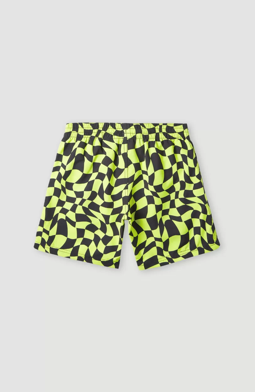 Store O’Neill Zwemshort Cali Crazy 14'' | Yellow Checkboard