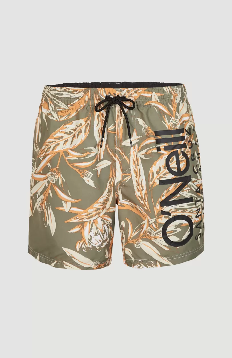 Best O’Neill Zwemshort Cali Floral 16'' | Deep Lichen Tonal Floral
