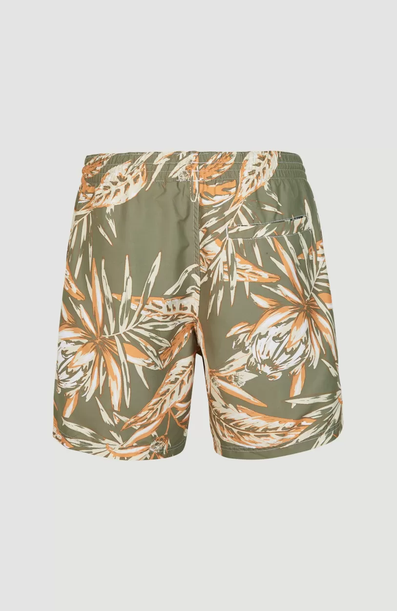 Best O’Neill Zwemshort Cali Floral 16'' | Deep Lichen Tonal Floral