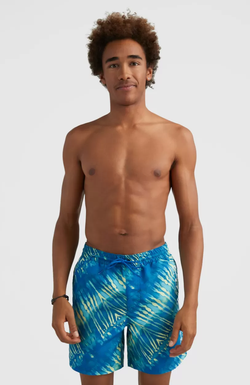 Cheap O’Neill Zwemshort Cali Melting 16'' | Bright Blue Tie Dye