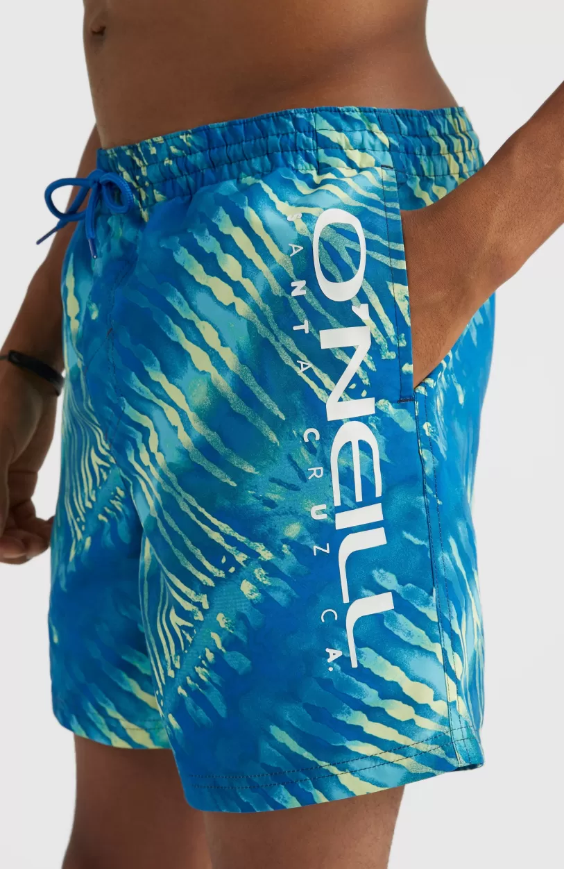 Cheap O’Neill Zwemshort Cali Melting 16'' | Bright Blue Tie Dye