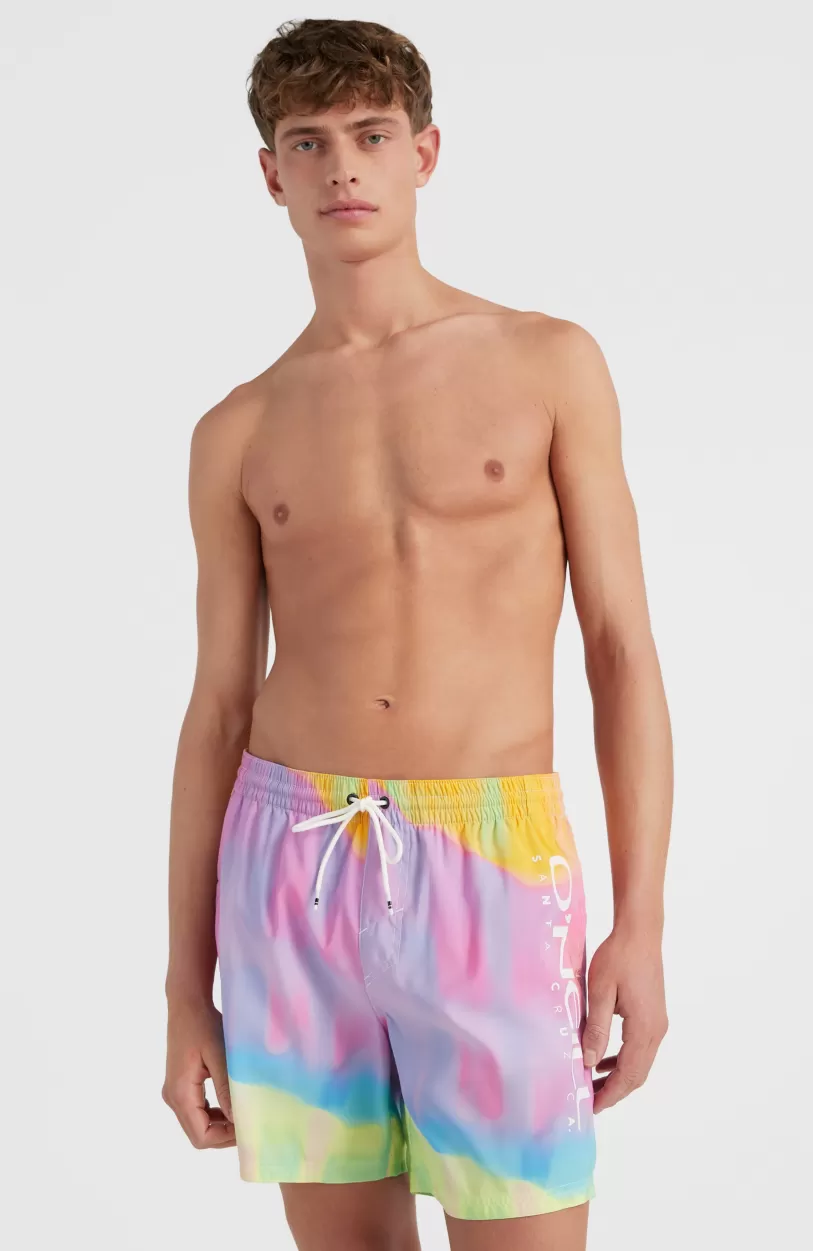 Online O’Neill Zwemshort Cali Melting 16'' | Orange Melting Gradient