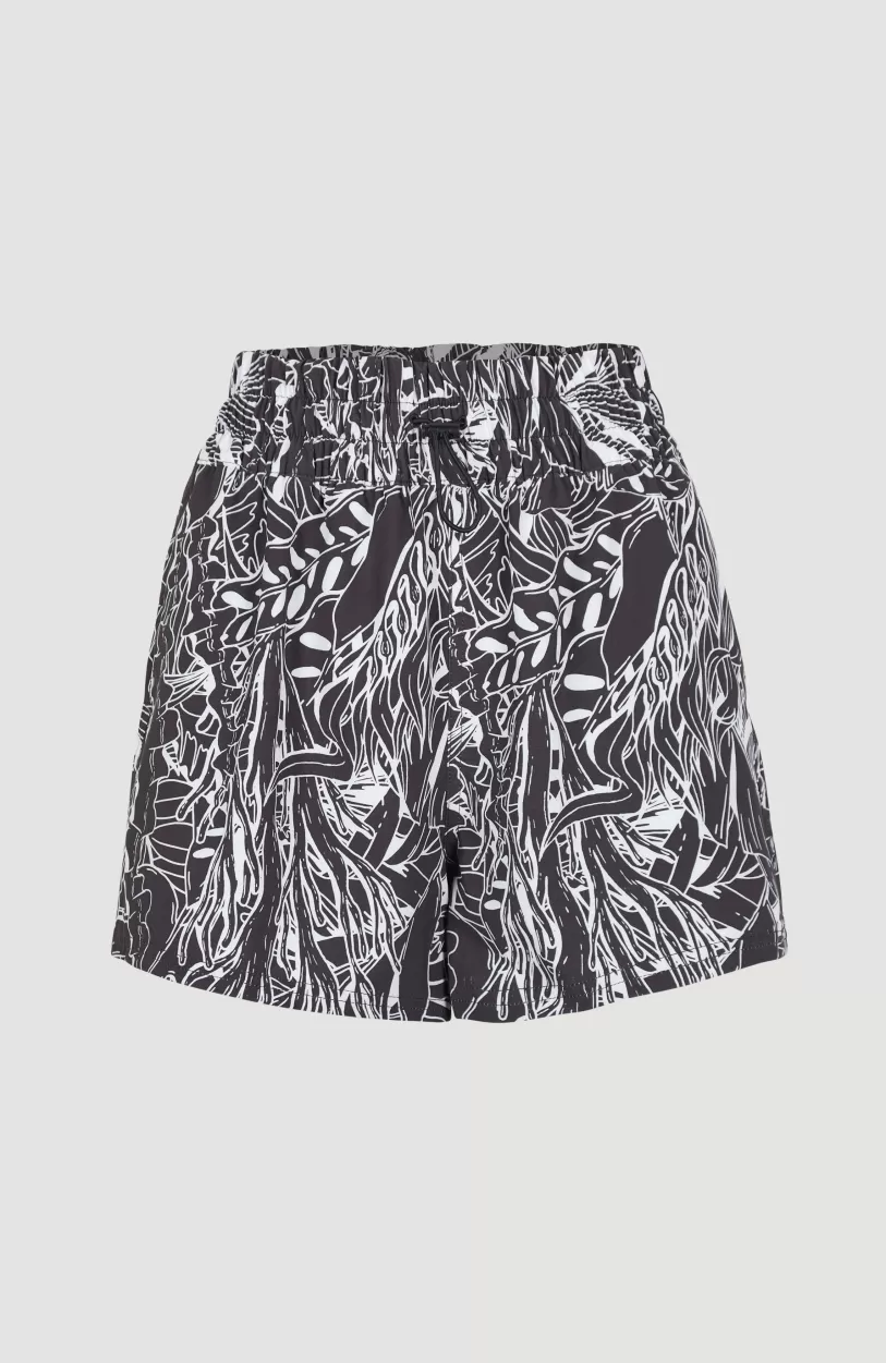 Store O’Neill Zwemshort Ocean Mission | White . Black Comic Seaweed